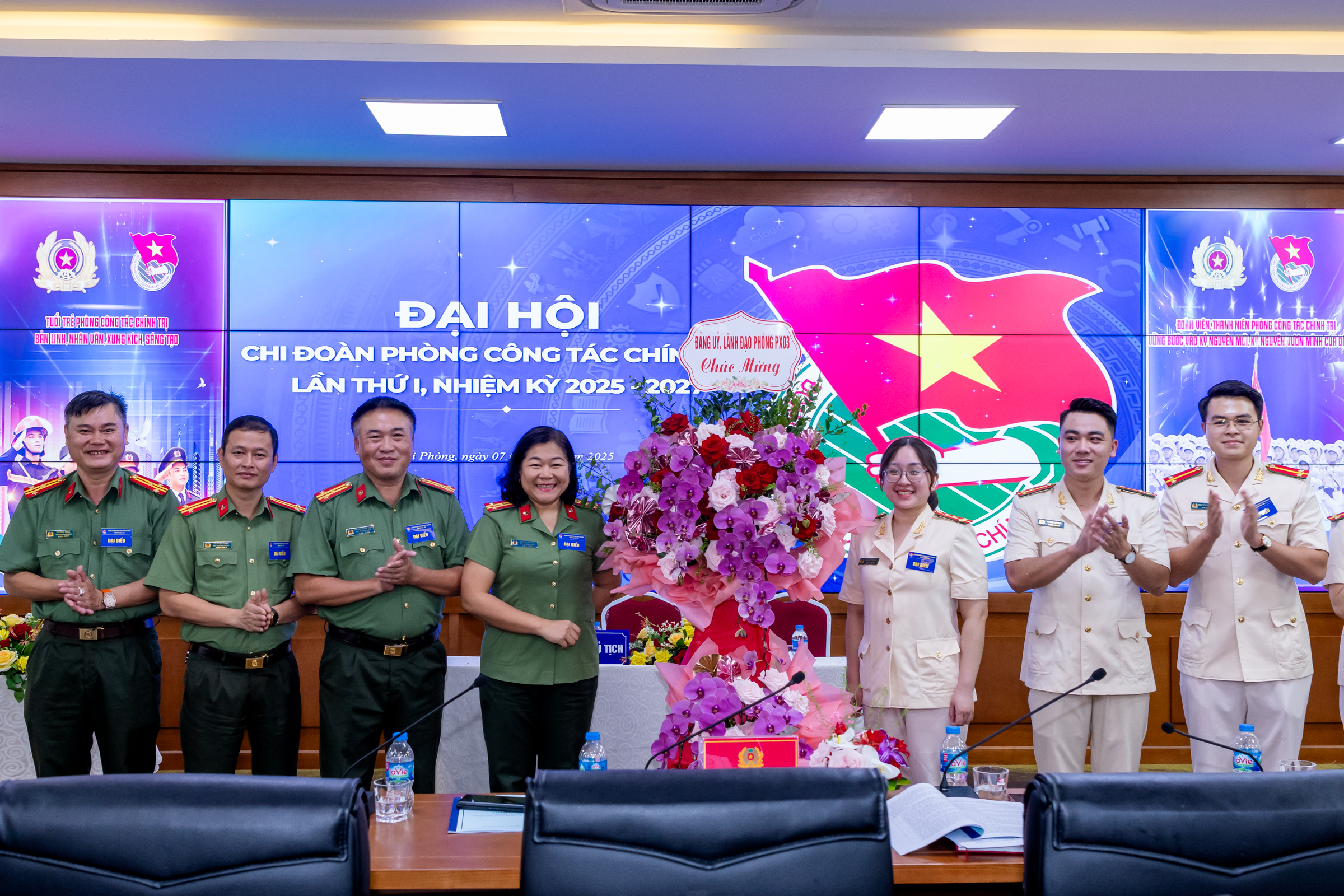 Đại hội Chi đoàn Phòng Công tác chính trị nhiệm kỳ 2025 - 2027 thành công tốt đẹp